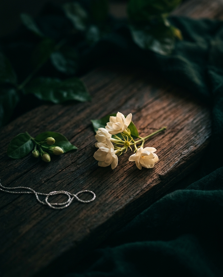 Why the mogra — our jasmine — only opens after six.